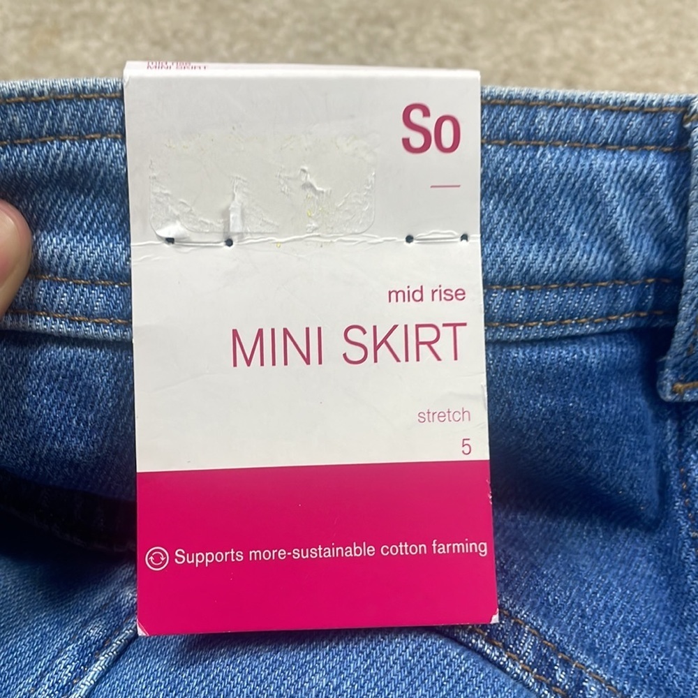 Junior So Patchwork Mini Skirt - Picture 6 of 6